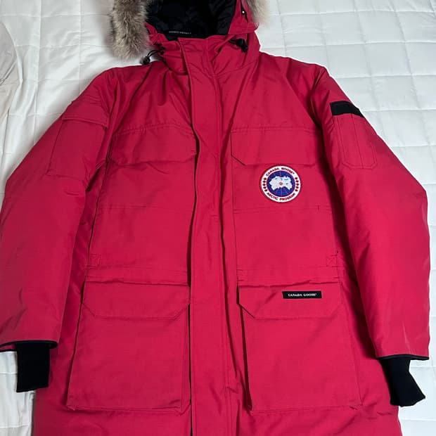 캐나다구스 익스페디션 패딩 레드