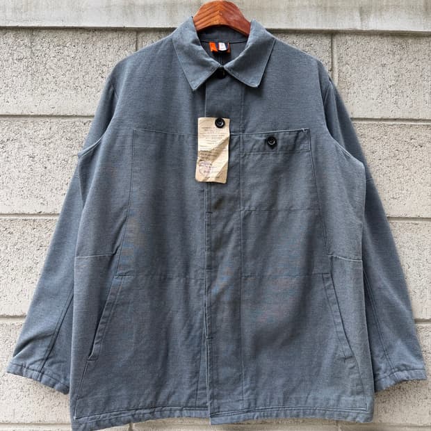 DEADSTOCK 1987s POLISH GREY CANVAS 워크자켓