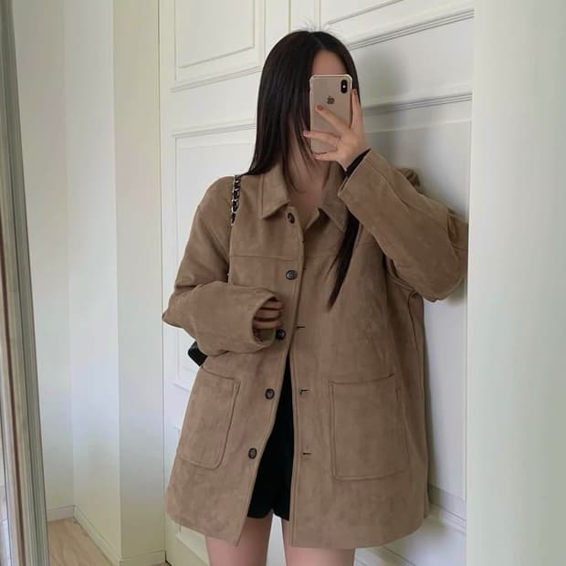 주드 누빔 안감 하프코트