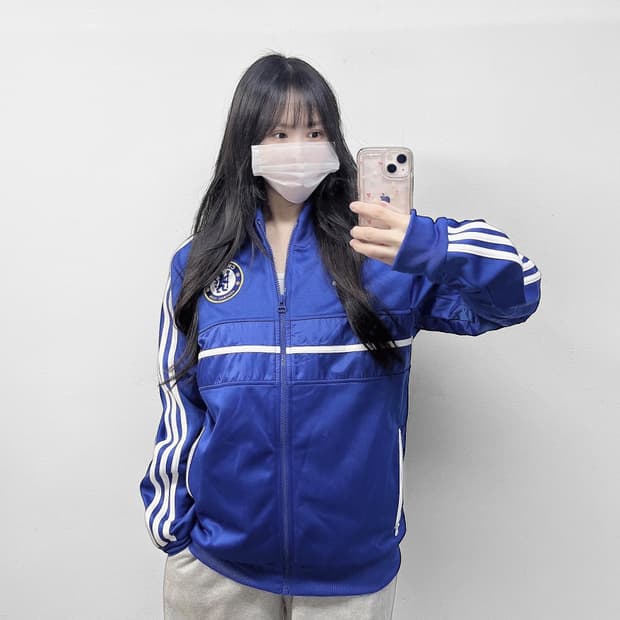 아디다스 첼시 트랙탑 져지 블루