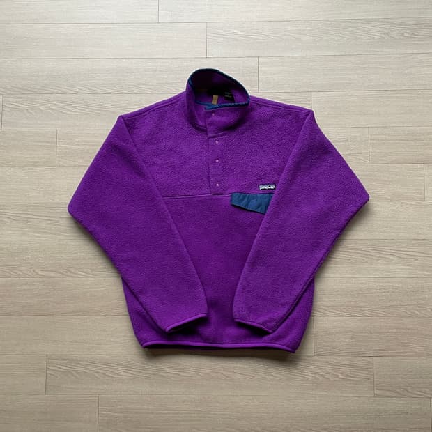 90s 파타고니아 신칠라 퍼플 네이비 플럼
