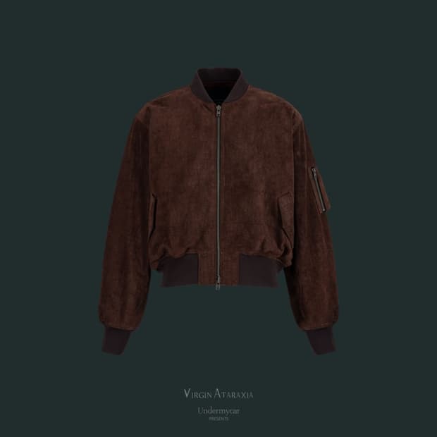 언더마이카 25SS RED ALLIGATOR SUEDE MA-1 1siz