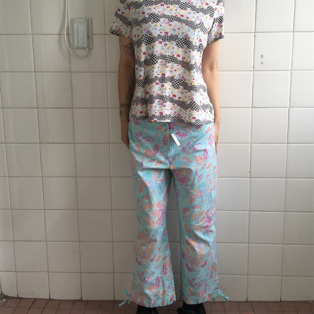 Full pattern point t shirt
