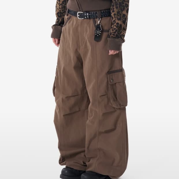 아캄 핀턱 카고팬츠 사이즈1