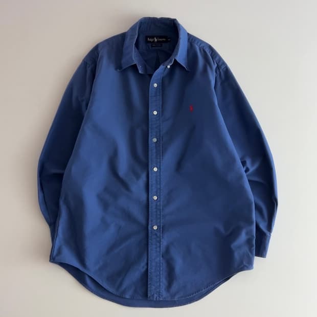 폴로 랄프로렌 블루 옥스포드 셔츠 100