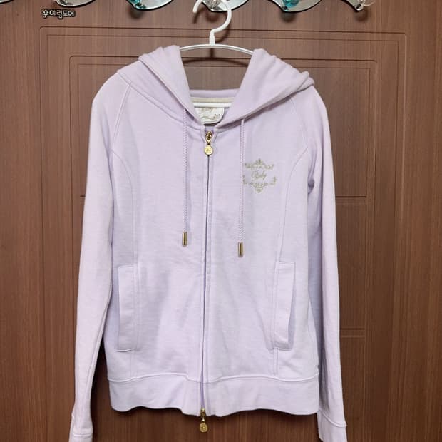 Rady 라디 일본 빈티지 오네갸루 큐빅비즈 연보라 퍼플 후드집업