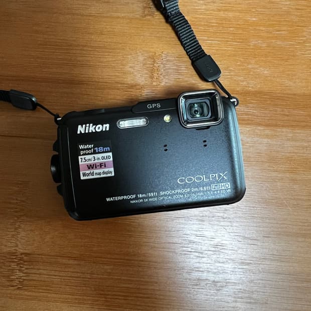 니콘 쿨픽스 aw110 블랙 풀박스 민트~A급