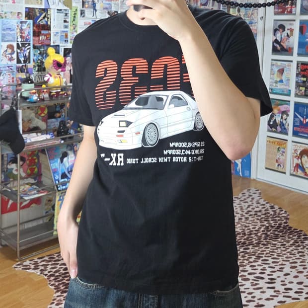 JDM RX-7 프린팅 티셔츠