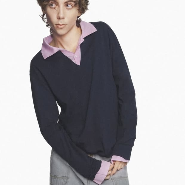 [S,M]기마구아스 LUIS 폴로 티셔츠/네이비