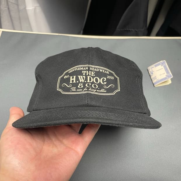 도그앤코(H.W.DOG & CO) 트러커 캡 블랙 one size