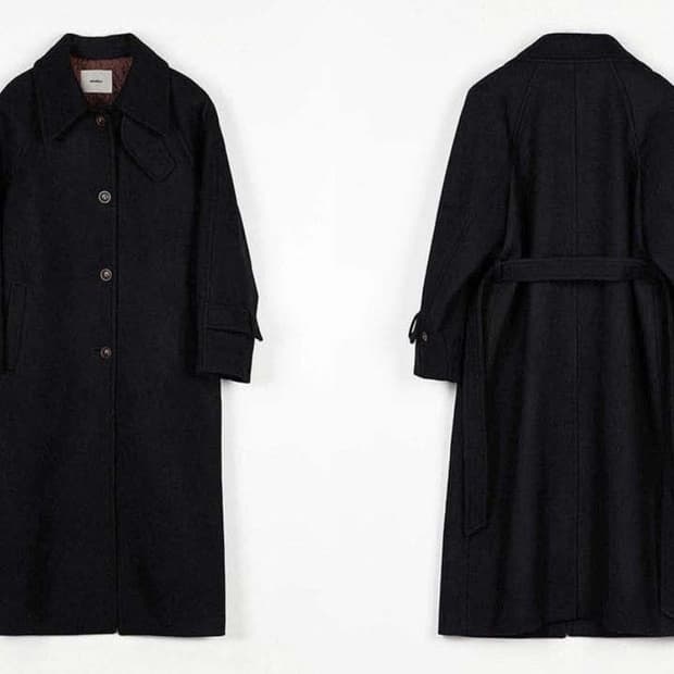CASHMERE WOOL SINGLE COAT