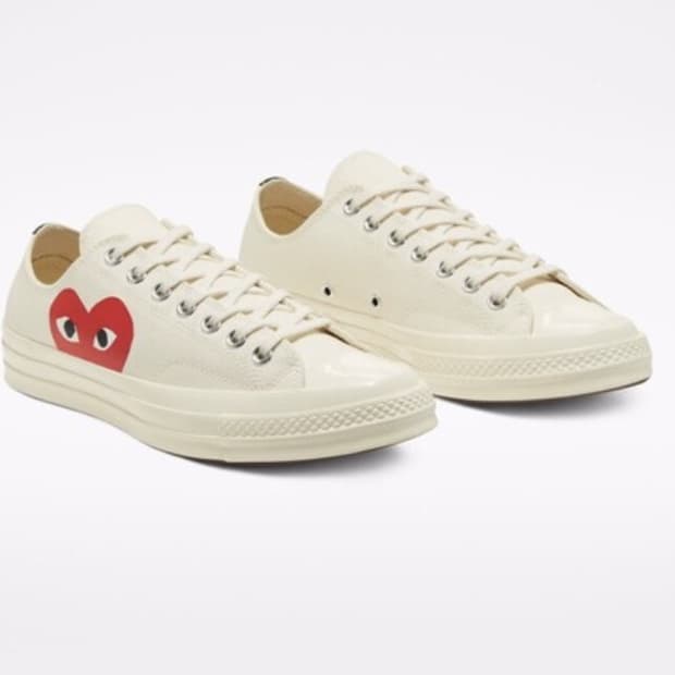 컨버스 X 꼼데가르송 플레이 척 70 (아이보리)