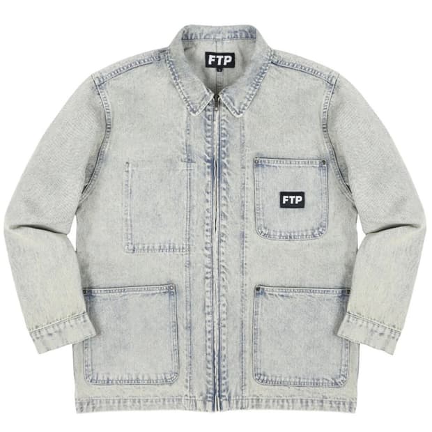 FTP 워싱 데님 자켓 