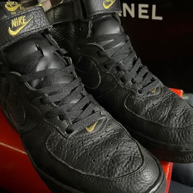 나이키 에어포스1 하이 검/금 1995년 270