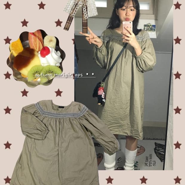 사와코st 가을 모리걸 원피스🍂