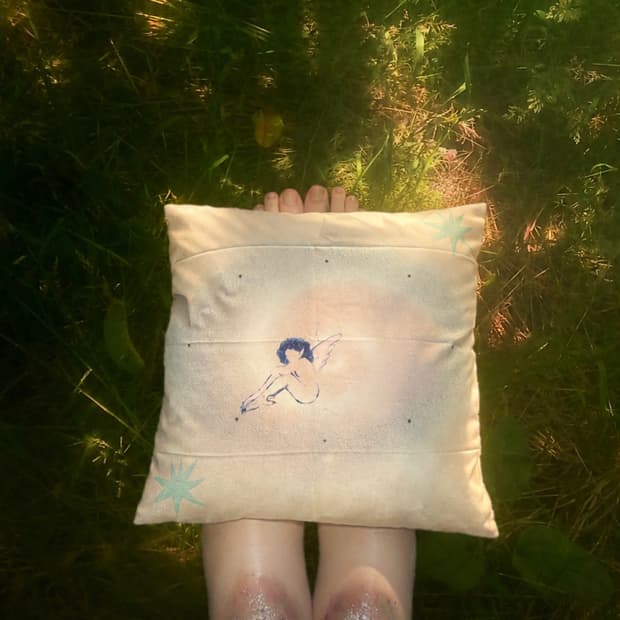 lucky girl syndrome cushion