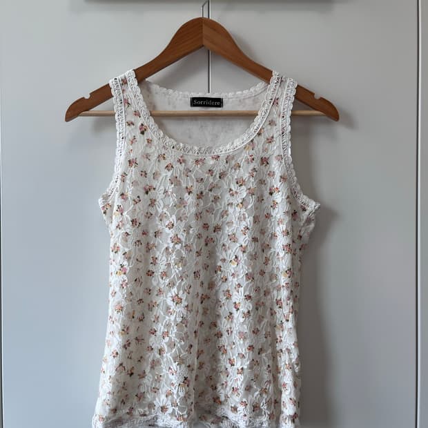 Sorridere 잔꽃 레이스 슬리브리스