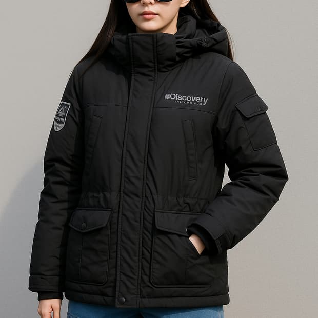 디스커버리 익스페디션. 여성 구스다운 패딩 점퍼_90