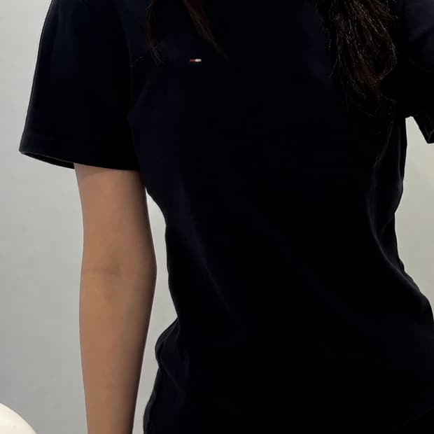 타미힐피거 여성 슬림 반팔
