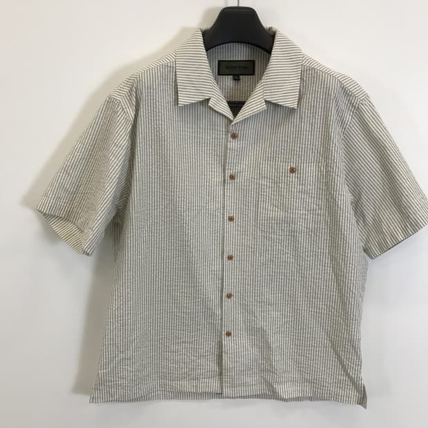 유니폼브릿지 오픈카라 시어서커 셔츠 [XL]