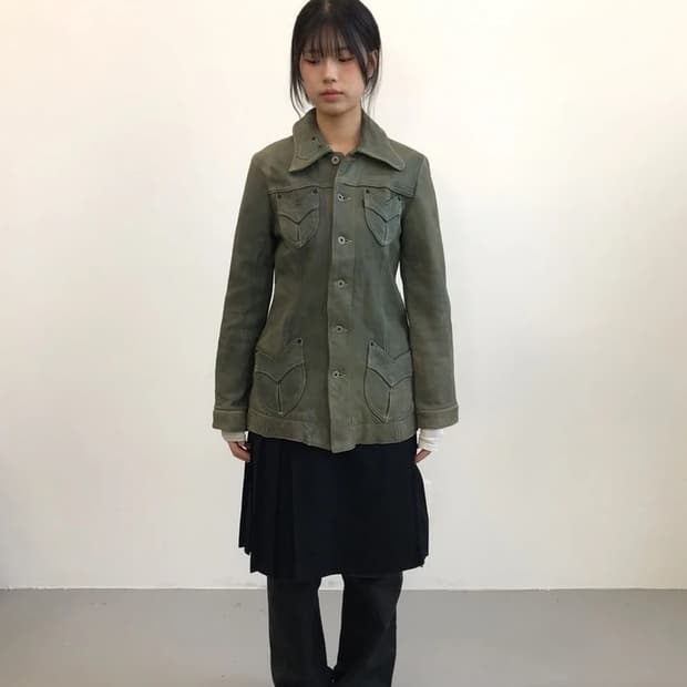 Horsehide Leather Vintage Jacket