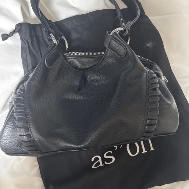 애즈온 보니타 미니백 블랙