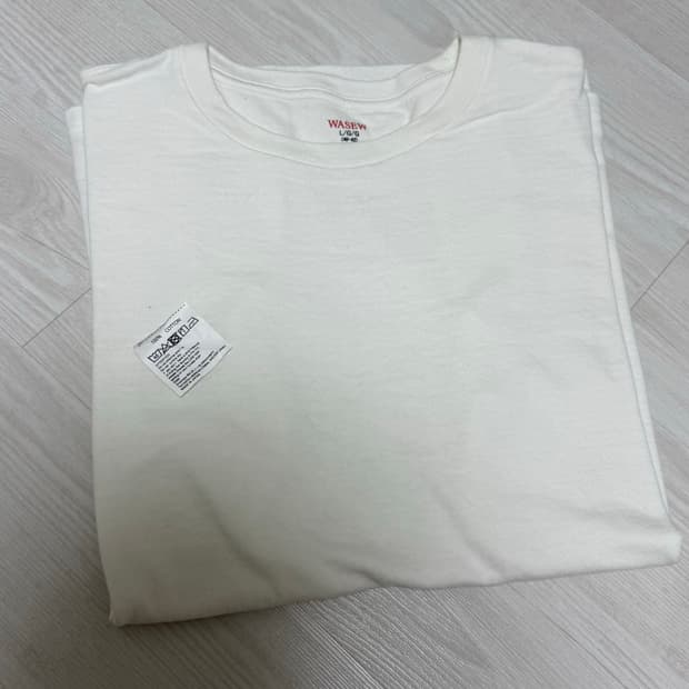 WASEW CREW NECK S/S PACK TEE (White) L