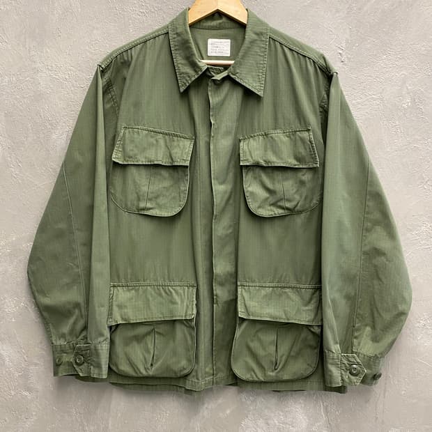 [US M] DEKALB MFG.CO 80s 미군 정글 퍼티그 자켓