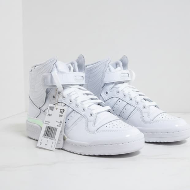 미사용 아디다스 제레미 스캇 포럼 하이 윙스 4.0 오팔 235/ 275