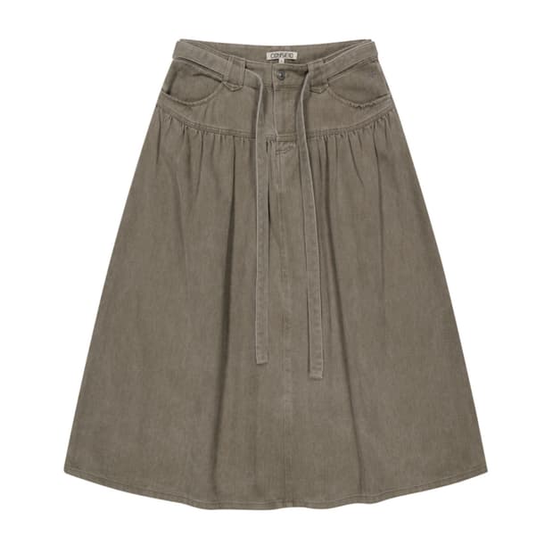 [2] 코이세이오 퍼피 코튼 스커트 브라운