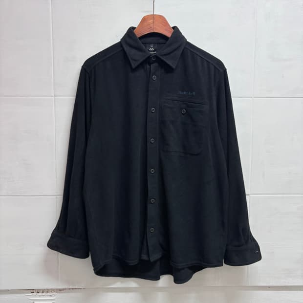 몽벨 montbell  플리스 블랙 셔츠 