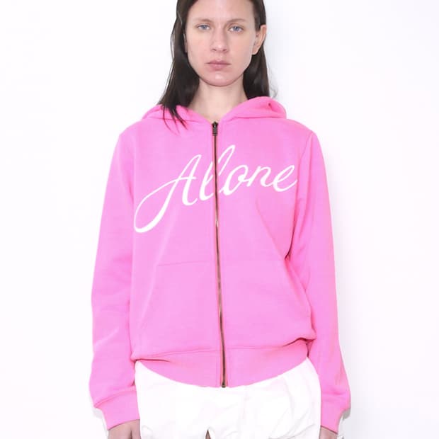 구해요)justhaus 저스트하우스 후드집업 핑크