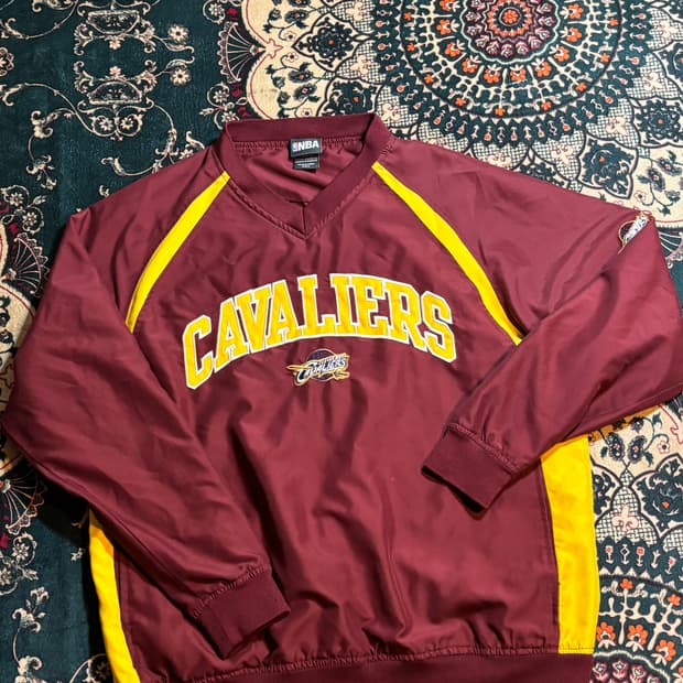 NBA CAVALIERS 버건디 웜업