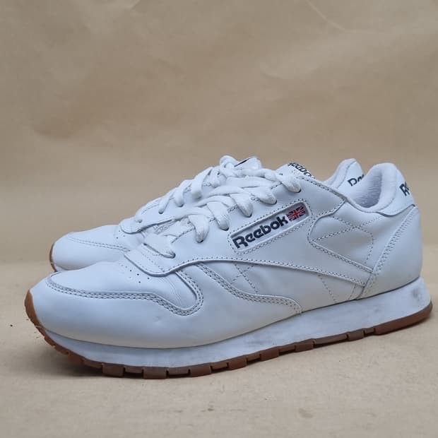 리복 클래식 레더 흰색 스니커즈240