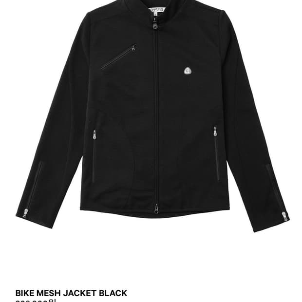 코이세이오 바이크 메쉬 자켓 블랙
