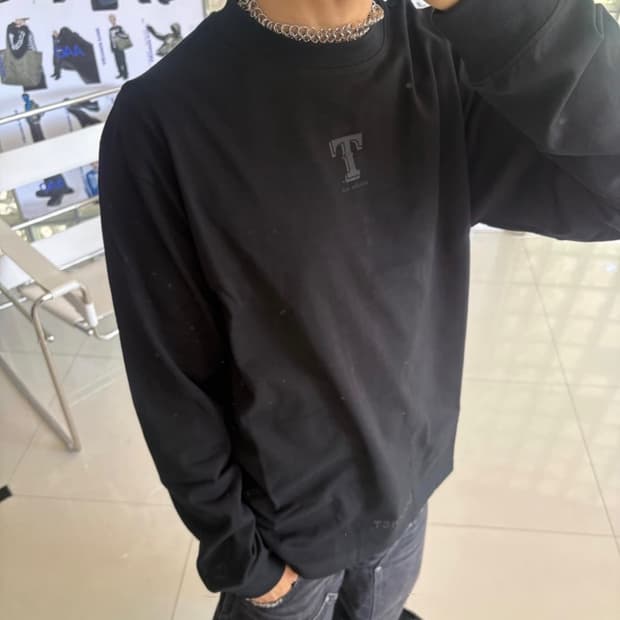 SALE/ L/S cotton tee