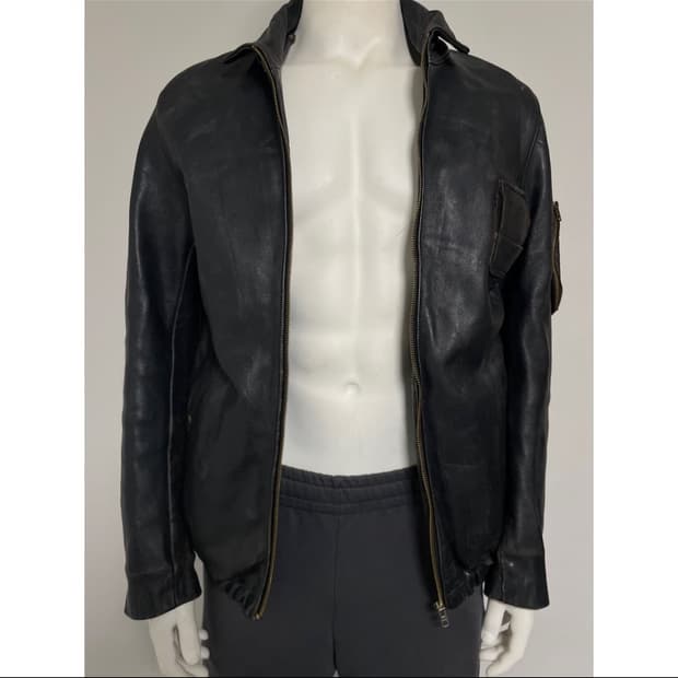 French air force leather jacket