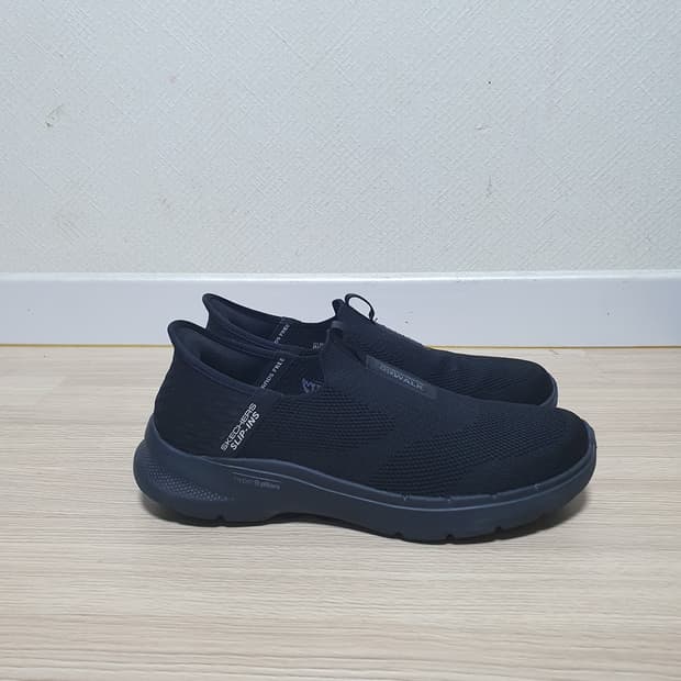 스케쳐스 고워크 슬립온 블랙 남성용 265