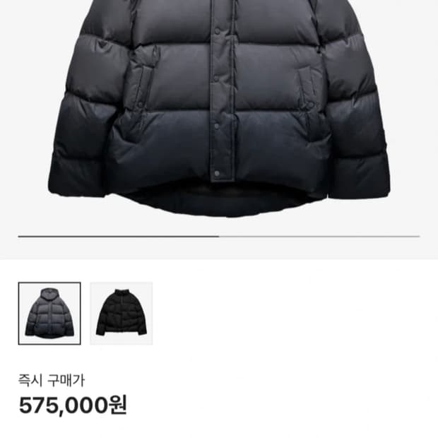 자라 아더에러 콜라보 패딩 s사이즈