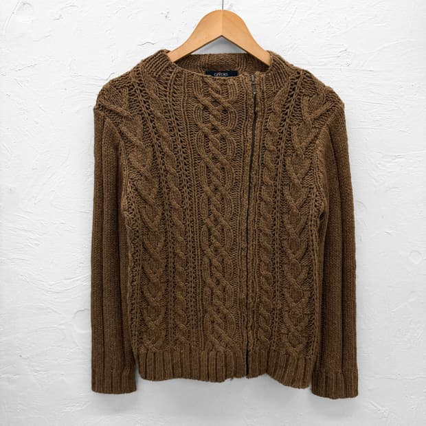 givors 케이블 니트집업