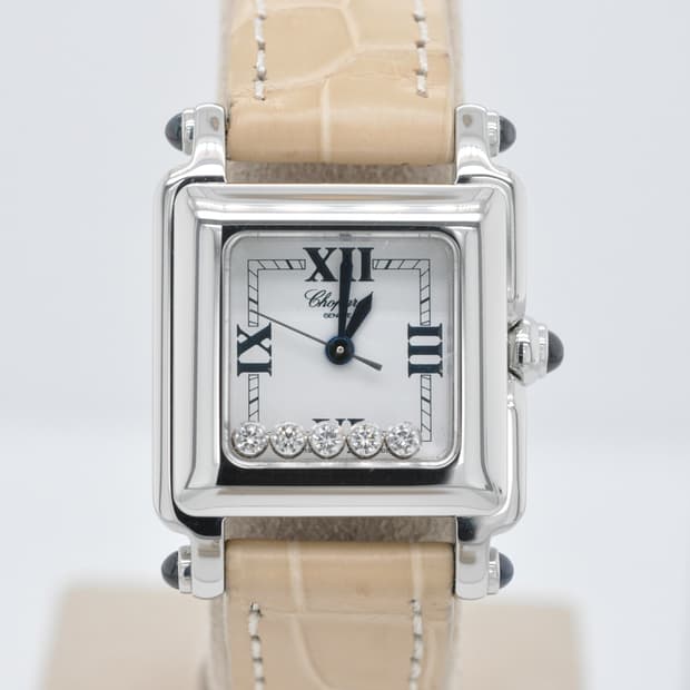 쇼파드 Chopard
해피스포츠 스퀘어 무빙 다이아몬드 중고명품 손목시계