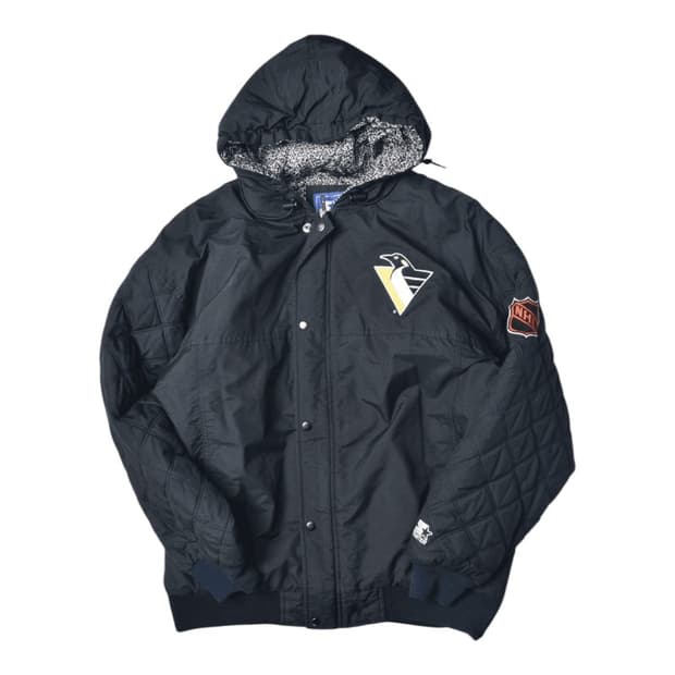 스타터 누빔 패치 후드집업 자켓 KOREA L M25041538