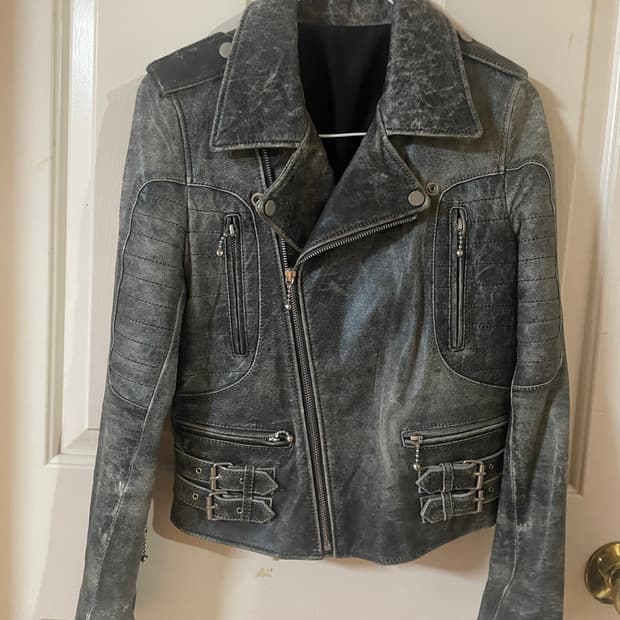 Shop502 리얼레더 자켓