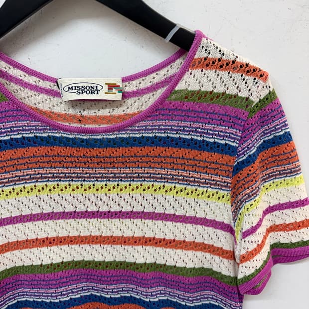 MISSONI 반팔 니트