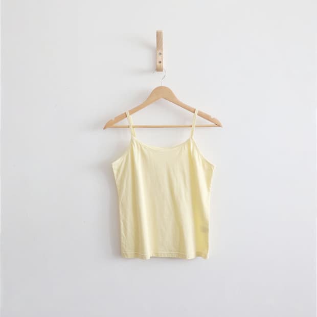 Vintage yellow sleeveless