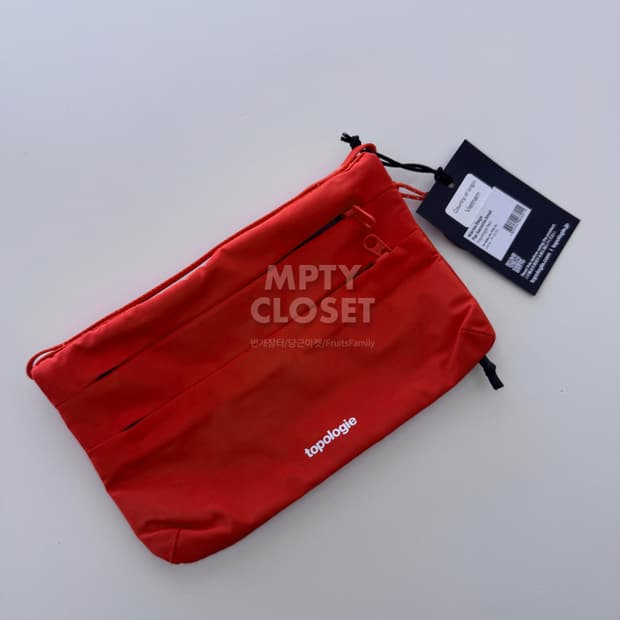 토폴로지 플랫 사코슈백 스몰 레드