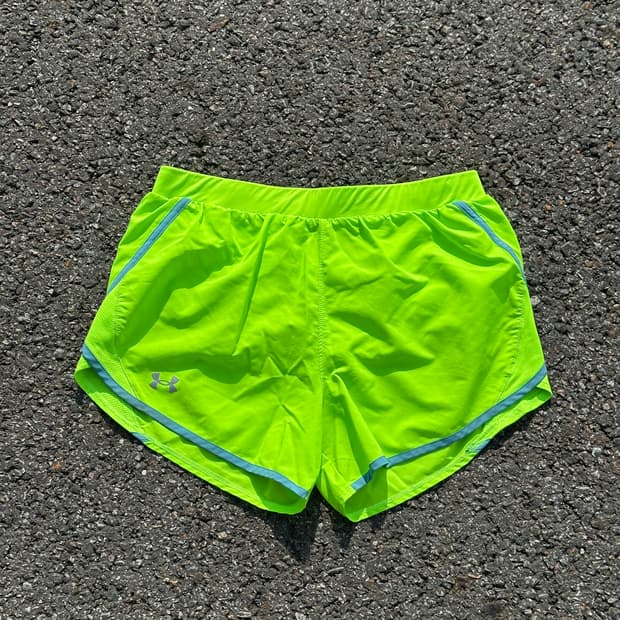 [M] 언더아머 여성 형광 러닝 쇼츠 반바지