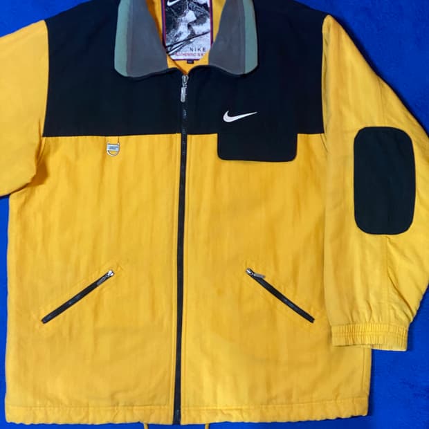 Nike 나이키 빈티지 올드스쿨 노란색 스키 자켓 105