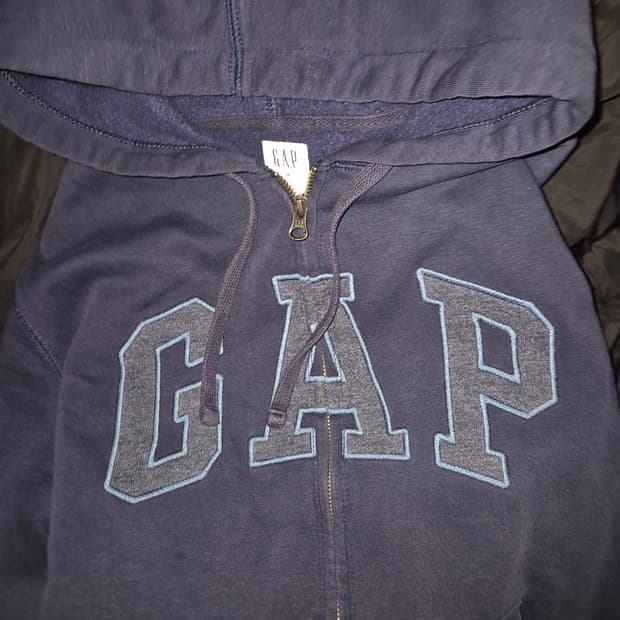 GAP 네이비 후드집업 남녀공용 M