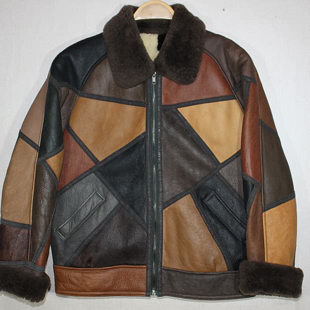 THERMOITE B-3가죽퀄팅무스탕